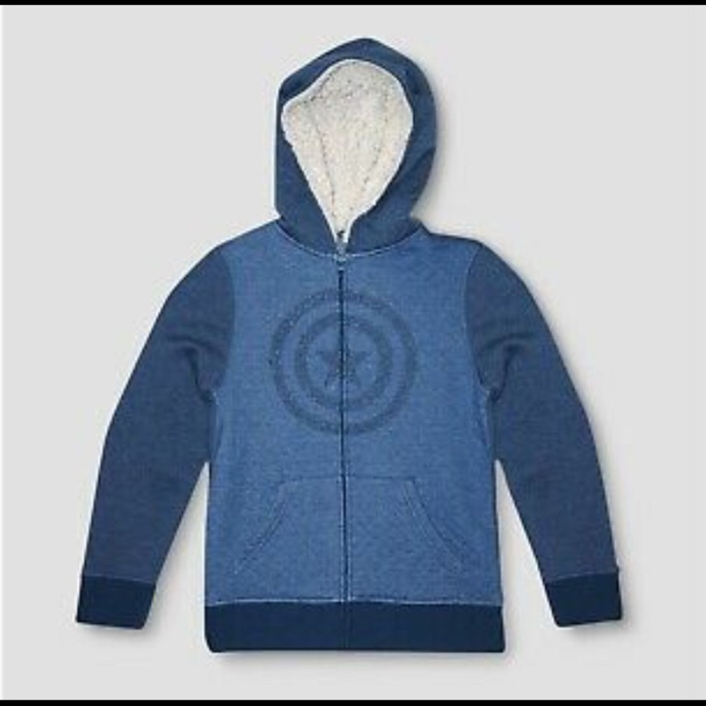 Boys Captain America Hoodie Marvel